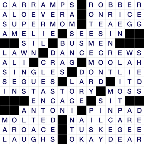 LATimes Crossword October 24, 2026